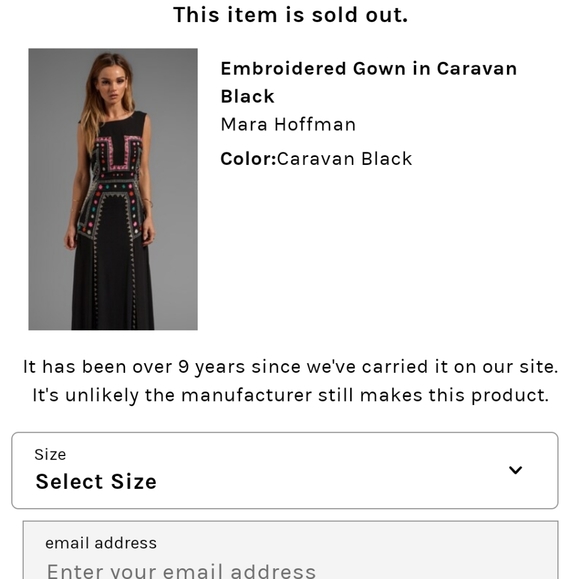 MARA HOFFMAN Runway Black Pink Silk Beaded Maxi Lakshmi Gown Dress M $995 - Picture 5 of 16